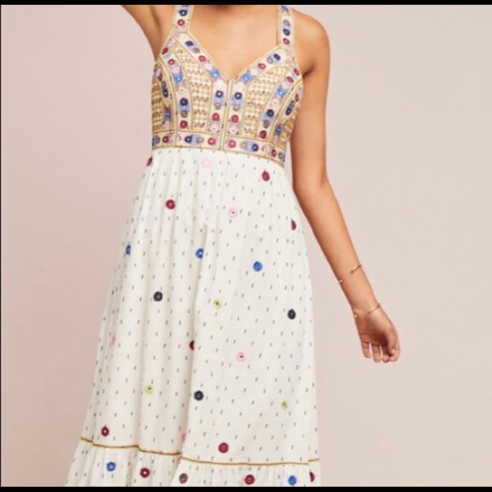 FINAL PRICE. Embellished Norah Midi Dress
